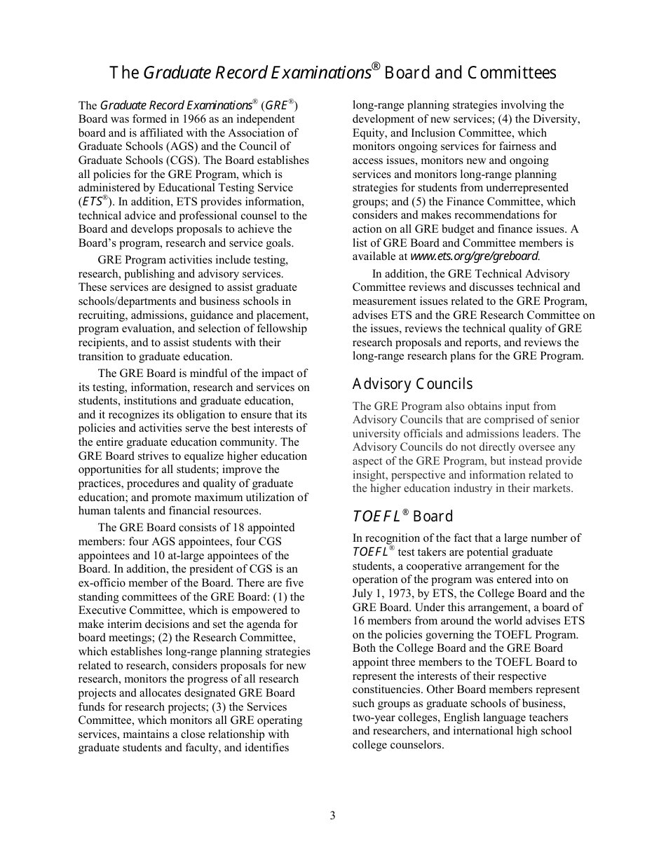 Guide to the Use of Scores, Page 3