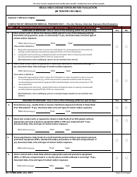 DD Form 2990 Ebola Virus Disease Exposure Risk Evaluation (In Theater Use Only), Page 2