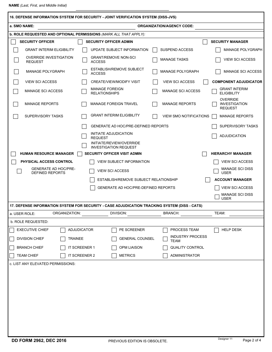 Dd Form 2962 Fill Out Sign Online And Download Fillable Pdf Templateroller 8506