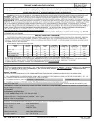 DD Form 2947-2 TRICARE Young Adult Application