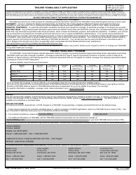 DD Form 2947-1 TRICARE Young Adult Application