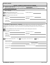DD Form 2947-1 TRICARE Young Adult Application, Page 4