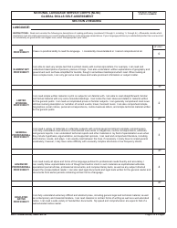 DD Form 2934 National Language Service Corps (Nlsc) Global Skills Self-assessment, Page 2