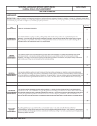 DD Form 2934 National Language Service Corps (Nlsc) Global Skills Self-assessment, Page 4