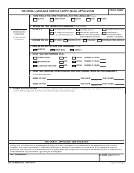 DD Form 2932 National Language Service Corps (Nlsc) Application, Page 5