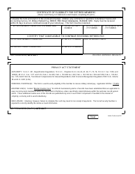 Document preview: DD Form 2892 Certificate of Eligibility for Retired Members