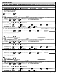DD Form 2876-3 TRICARE Prime Enrollment, Disenrollment, and Primary Care Manager (PCM) Change Form, Page 3