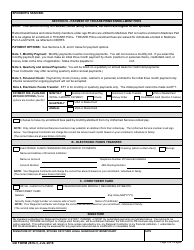 DD Form 2876-3 TRICARE Prime Enrollment, Disenrollment, and Primary Care Manager (PCM) Change Form, Page 5