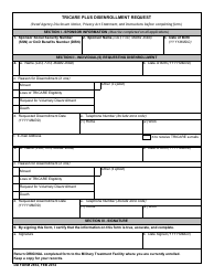 DD Form 2854 TRICARE Plus Disenrollment Request, Page 2