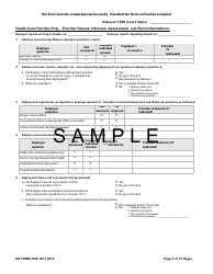 DD Form 2796 Post-deployment Health Assessment (Pdha), Page 5