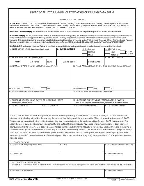DD Form 2767 Fill Out Sign Online And Download Fillable PDF