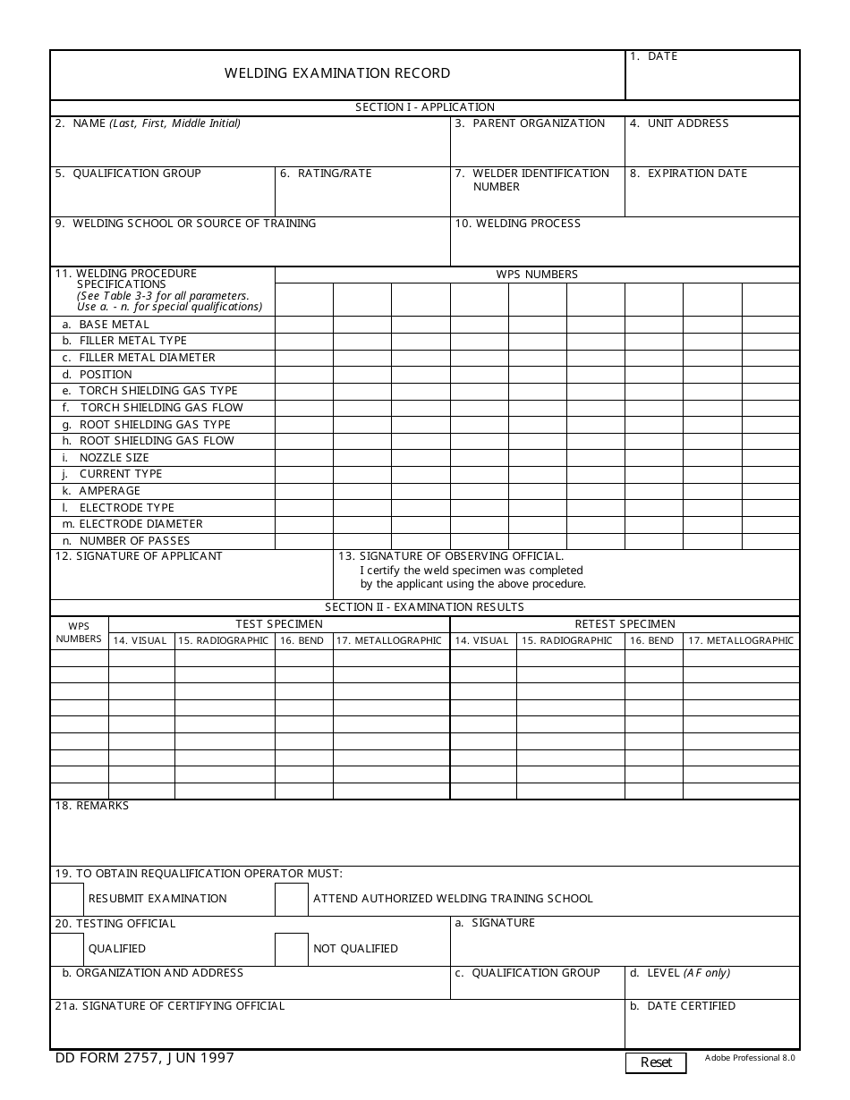 DD Form 2757 - Fill Out, Sign Online and Download Fillable PDF ...