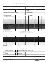 DD Form 2757 Welding Examination Record