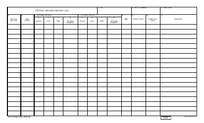 DD Form 2742 Download Fillable PDF or Fill Online Optical Archive ...