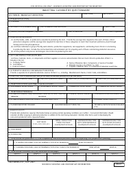 DD Form 2737 Industrial Capabilities Questionnaire, Page 4