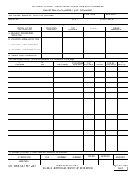 DD Form 2737 Industrial Capabilities Questionnaire, Page 6