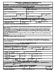 Document preview: DD Form 2705 Notification to Victim/Witness of Prisoner Status