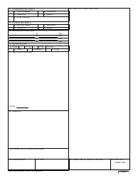 DD Form 2680 Military Water Well Completion Summary Report, Page 2