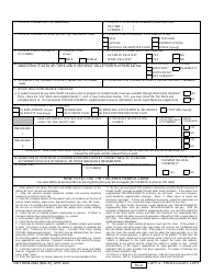 DD Form 2642 TRICARE DoD/CHAMPUS Medical Claim - Patient&#039;s Request for Medical Payment, Page 4