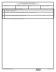 Document preview: DD Form 2554-4 Tdp Option Selection Worksheet - Commercial Drawings and Associated Lists