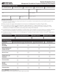 PS Form 5956-MFP Management Foundations Program Probationary Period Report, Page 3