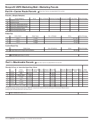 PS Form 3602-n1 Postage Statement - Nonprofit USPS Marketing Mail, Page 11