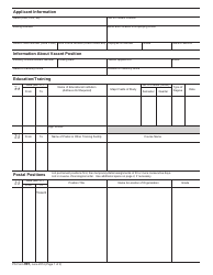 PS Form 991 Application for Promotion or Assignment, Page 2