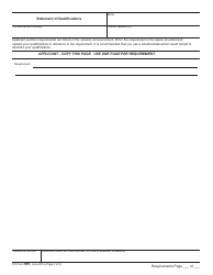 PS Form 991 Application for Promotion or Assignment, Page 4
