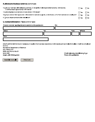 Form ST101 Business Activity Questionnaire - Minnesota, Page 2