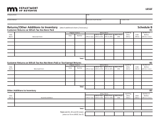 Form LB56F Farm Winery Tax Return - Minnesota, Page 3