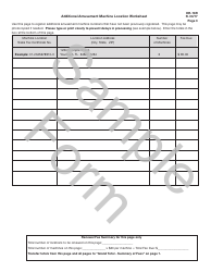 Sample Form DR-18R Amusement Machine Certificate Renewal Application - Florida, Page 4