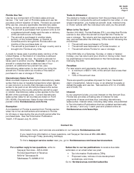 Form DR-15AIR Sales and Use Tax Return for Aircraft - Florida, Page 2