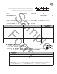 Sample Form DR-156R Renewal Application for Florida Fuel/Pollutants License - Florida, Page 5