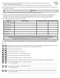 Form DR-342000 Request to Participate in the Certified Audit Program - Florida, Page 2