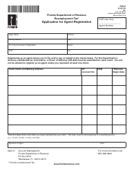 Form RTS-9 &quot;Reemployment Tax Application for Agent Registration&quot; - Florida