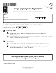 Form RT-28 Election of Nonprofit Organization Method of Payment Under the Florida Reemployment Tax Law - Florida