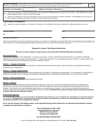 Form DR-841 Request for Copy of Tax Return - Florida, Page 2