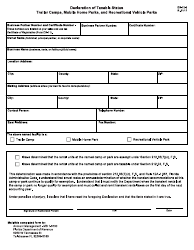 Form DR-72-2 Declaration of Taxable Status - Trailer Camps, Mobile Home Parks, and Recreational Vehicle Parks - Florida, Page 2