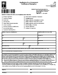 Form DR-5 Application for a Consumer&#039;s Certificate of Exemption - Florida, Page 4