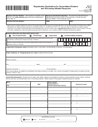 Form DR-1S Registration Application for Secondhand Dealers and Secondary Metals Recyclers - Florida, Page 3