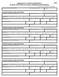 Form DR-1c Application for Collective Registration for Short-Term Rental of Living or Sleeping Accommodations - Florida, Page 4