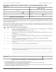 Document preview: Form WTW44 Welfare-To-Work (Wtw) 24-month Time Clock Extension Request Form - California