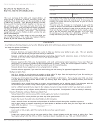 Form WTW1 Welfare-To-Work Plan Rights and Responsibilities - California