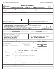 Form TLR2 Trustline Registry in-Home/License Exempt Child Care Provider Application - California, Page 3