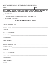Document preview: Form TEMP2239 County Ihss Provider Appeals Contact Information - California