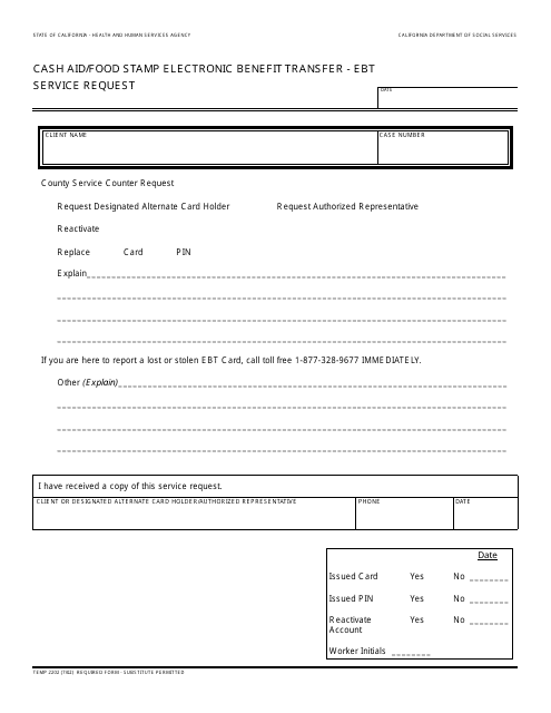 Form TEMP2202  Printable Pdf