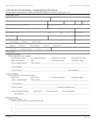 Document preview: Form STEP8 Supportive Transitional Emancipation Program - Transitional Independent Living Plan (Step Tilp) for 18 up to 21 Years Old - California