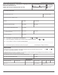 Document preview: Form SR1a Short-Term Residential Therapeutic Program (Strtp) Rate Application (Sr 1a) - California