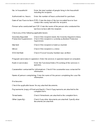 Form SOC2248 Ihss Complaint of Suspected Fraud Form - California, Page 6