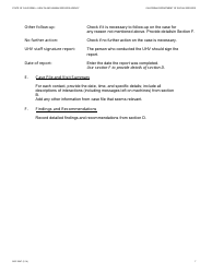 Form SOC2247 Ihss Uhv Findings Report - California, Page 7